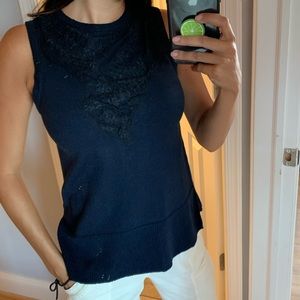 Rag & Bone Women’s Knit Top with Lace